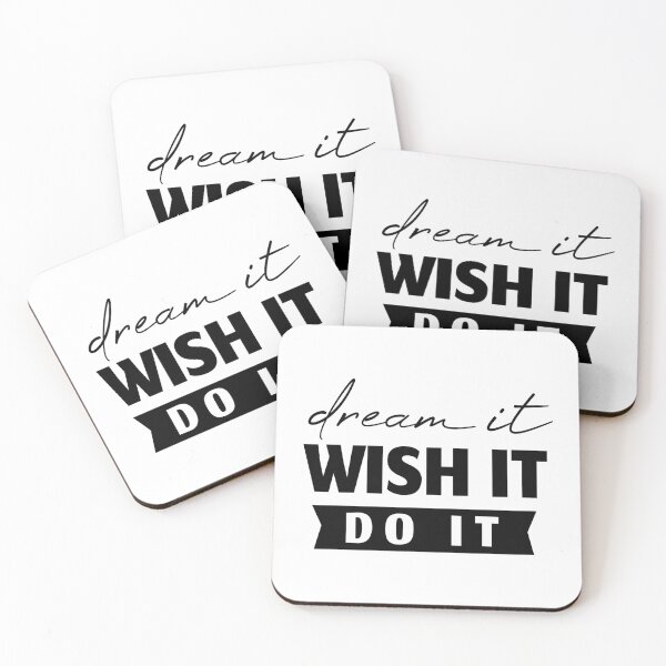 Item preview, Dream It Wish It Do It Inspirational Design designed and sold by Saltycrowshop.