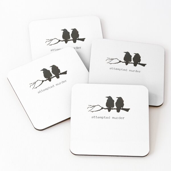 Item preview, Attempted Murder Funny Crow Bird Classic designed and sold by almirontish.