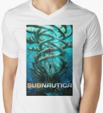 Camiseta de cuello en V subnautica 2