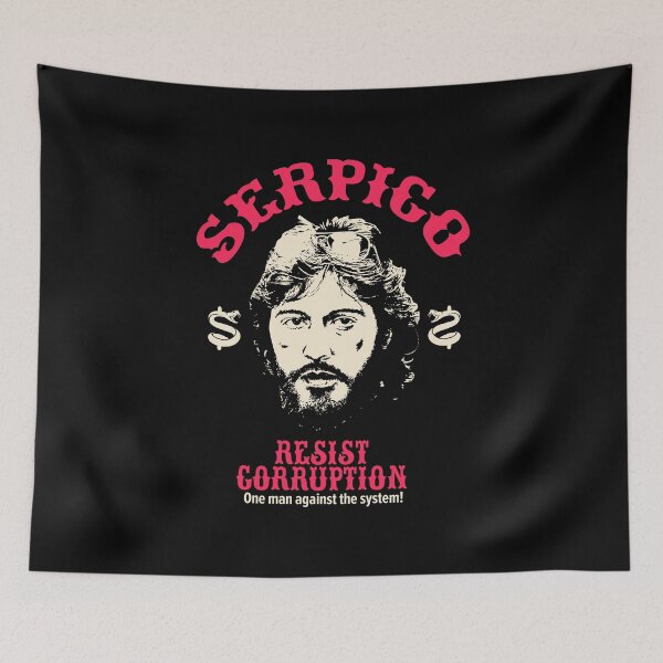 Item preview, Serpico - Defying Corruption - Vintage Al Pacino T-Shirt Design designed and sold by Boogosh.