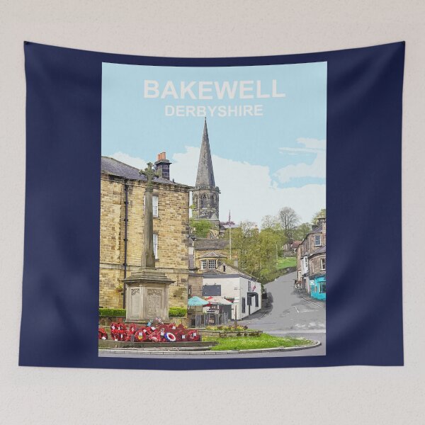 Item preview, Bakewell Derbyshire Peak District. Travel location poster designed and sold by BarbaraGlebska.