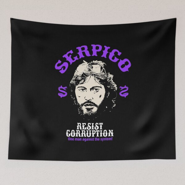 Item preview, Serpico - Defying Corruption - Vintage Al Pacino T-Shirt Design designed and sold by Boogosh.