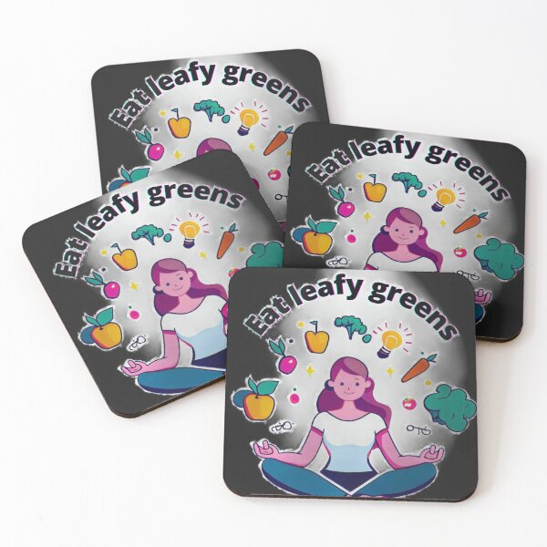 Item preview, #eatleafygreens,  designed and sold by KICIART.