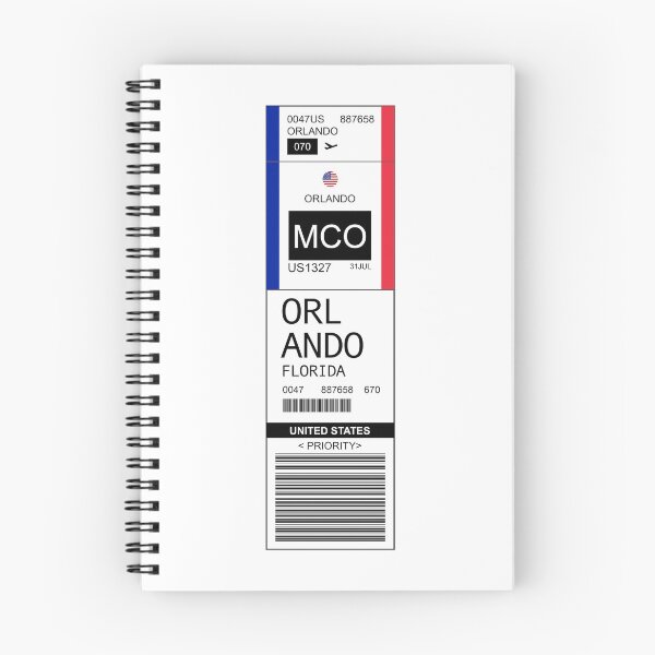 Item preview, Orlando MCO Florida USA Airport Luggage Tag designed and sold by TravelCamel.