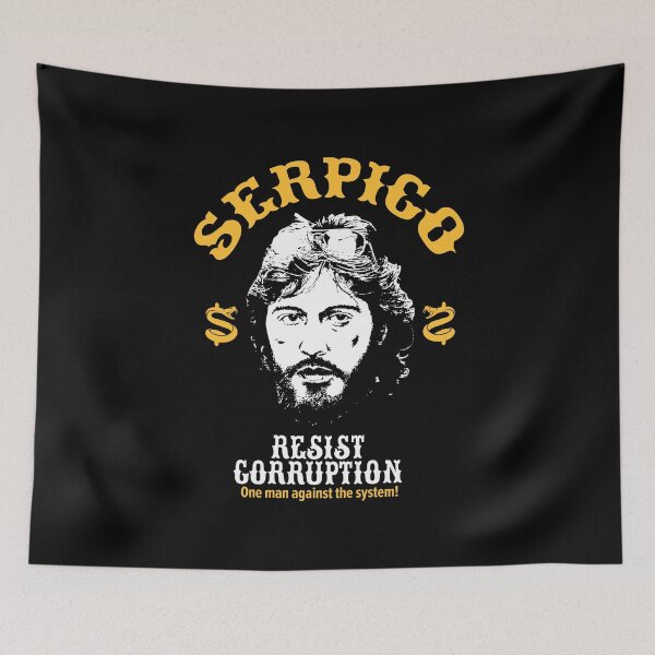 Item preview, Serpico - Defying Corruption - Vintage Al Pacino T-Shirt Design designed and sold by Boogosh.