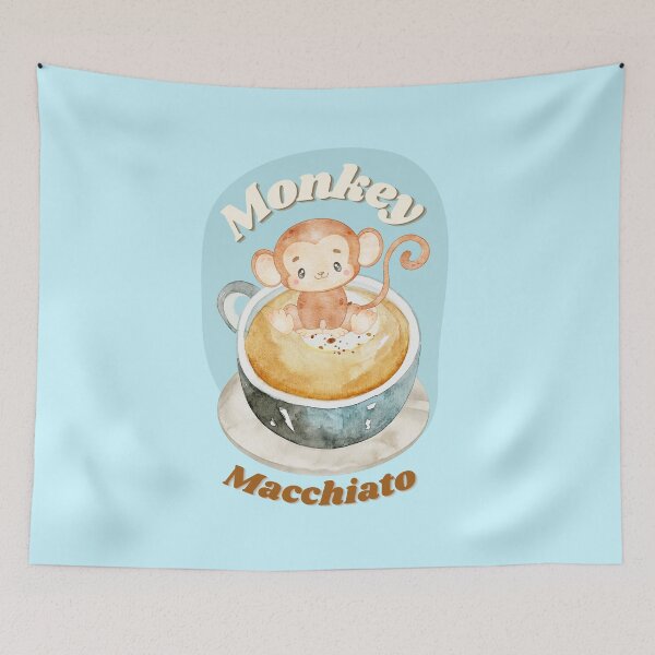 Item preview, Monkey Macchiato designed and sold by 45CreativeClub.
