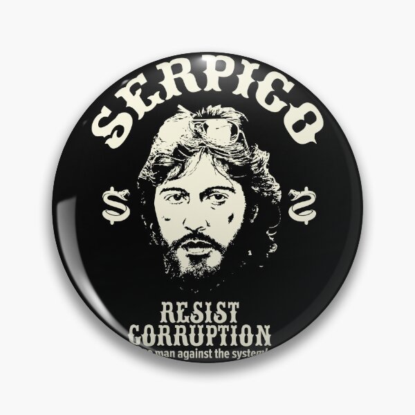 Item preview, Serpico - Defying Corruption - Vintage Al Pacino T-Shirt Design designed and sold by Boogosh.