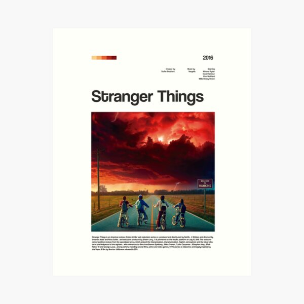 Item preview, Stranger things series poster designed and sold by paulrommer.
