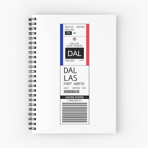 Item preview, Dallas Fort Worth DAL USA International Airport Luggage Tag designed and sold by TravelCamel.