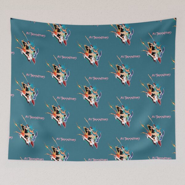 Item preview, All them witches  ATW colorful skull design   designed and sold by julesgoble.