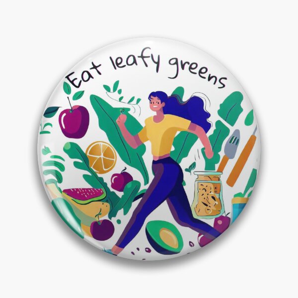 Item preview, #eatleafygreens, designed and sold by KICIART.