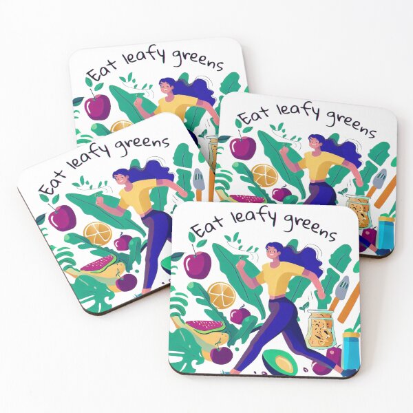Item preview, #eatleafygreens, designed and sold by KICIART.