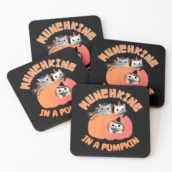 Item preview, Munchkins In A Pumpkin Halloween Cats designed and sold by my-green-gecko.