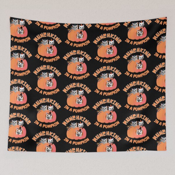 Item preview, Munchkins In A Pumpkin Halloween Cats designed and sold by my-green-gecko.