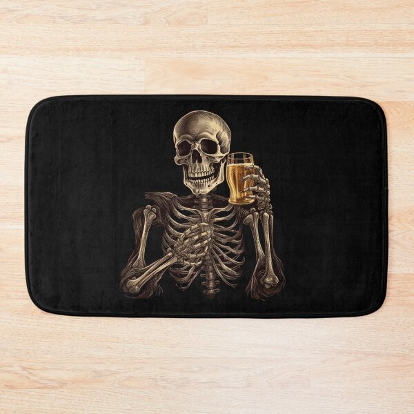 Item preview, Happy Halloween Draft Beer Drunk Skull  designed and sold by EnigmaStitcher.