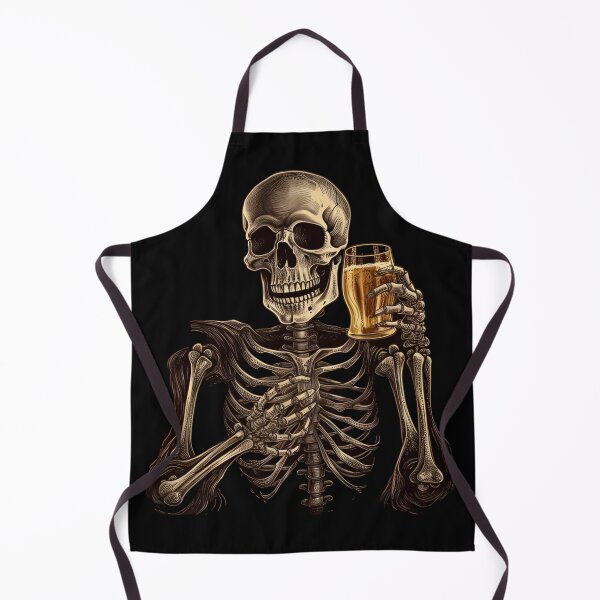 Item preview, Happy Halloween Draft Beer Drunk Skull designed and sold by EnigmaStitcher.