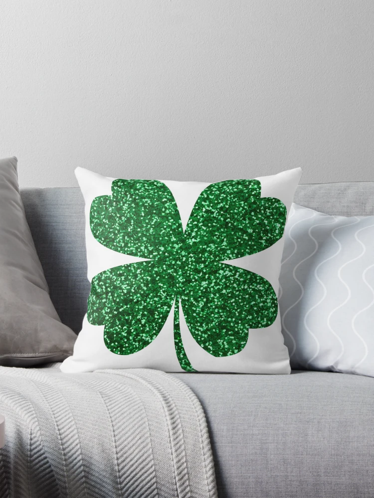 St Patricks Shamrock newest lucky Leaf lucky Clover Decorative Pillows set of 2