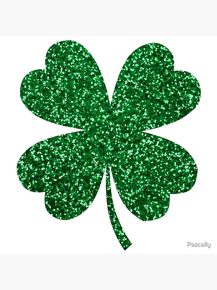 Shamrock, Green, Irish, St Patricks, Shamrock. clover. four leaf clover, 4  leaf clover, lucky charm, lucky clover, love Postcard for Sale by Pascally