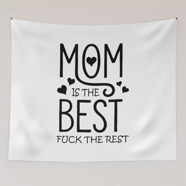 Item preview, Mom Is The Best;  designed and sold by StickerApe.