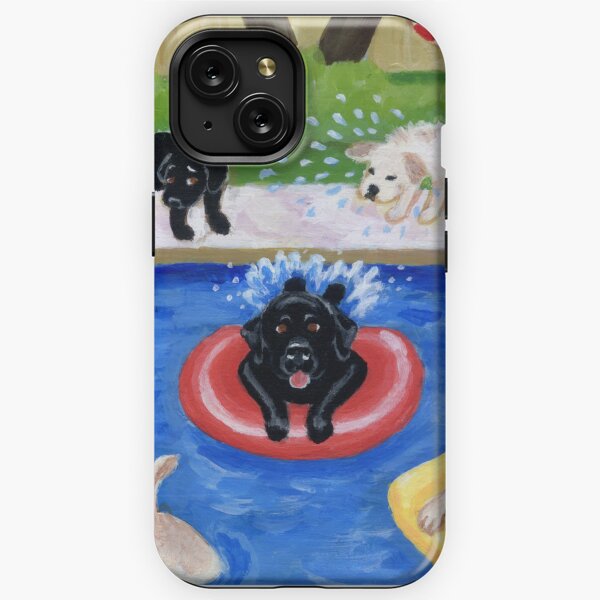 Pool Party Labradors iPhone Tough Case