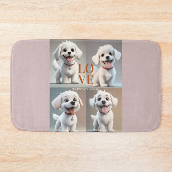 Item preview, Love and happy with funny dog. designed and sold by Teenidesign .