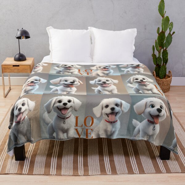 Item preview, Love and happy with funny dog. designed and sold by Teenidesign .