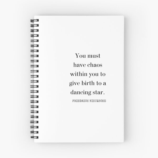 Item preview, You Must Have Chaos Within You To Give Birth To A Dancing Star-Friedrich Nietzsche Quote designed and sold by HomeArtStudio.