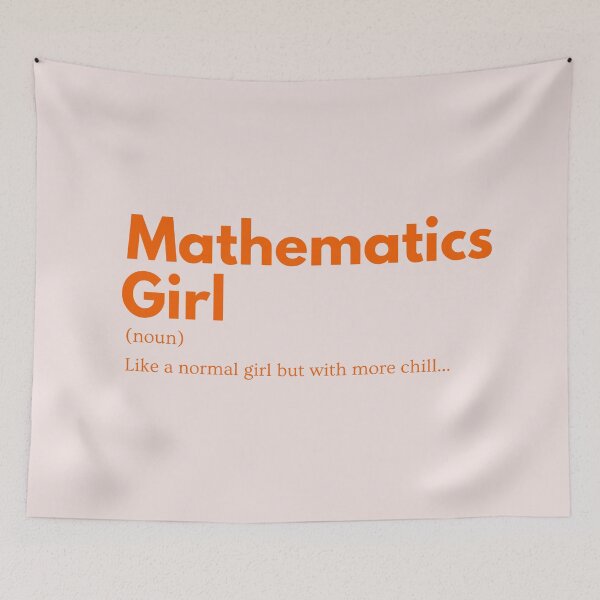 Item preview, Mathematics Girl designed and sold by Itsheartshop.