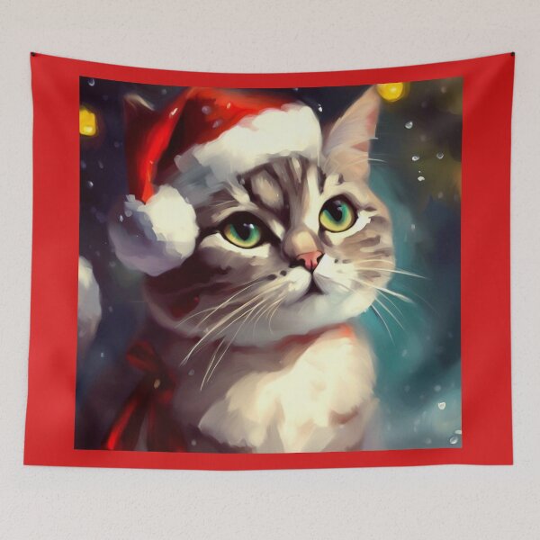 Item preview, Christmas Cat 2 designed and sold by CrankyOldDude.