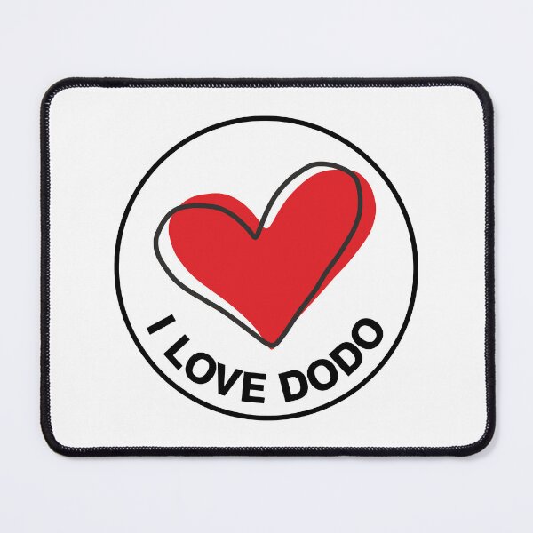 Item preview, I love Dodo white designed and sold by desinganddecor.