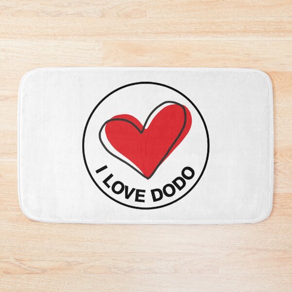 Item preview, I love Dodo white designed and sold by desinganddecor.