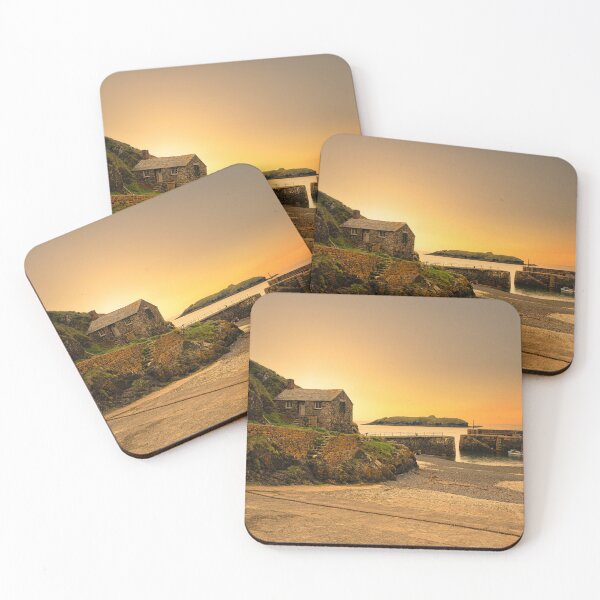 Item preview, Mullion cove old net loft cornwall sunset designed and sold by kathleenjean.