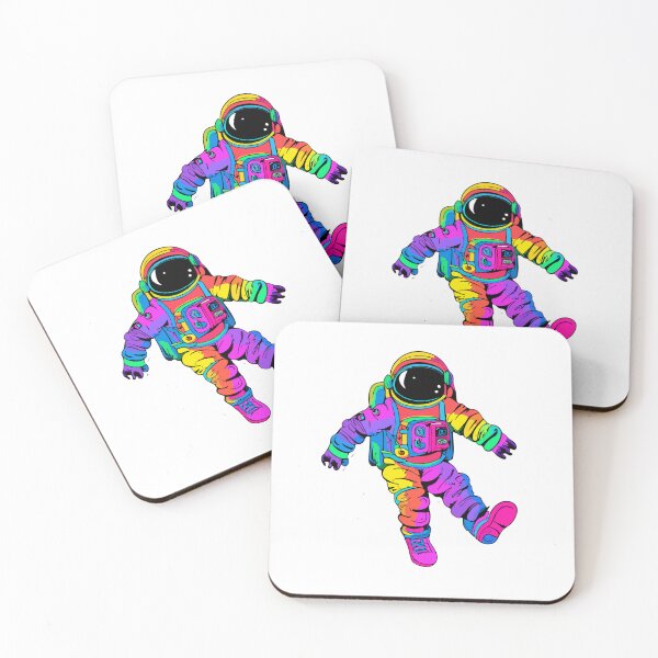 Item preview, Trippy rainbow Astronaut Space (digital rainbow version) designed and sold by TheSaif.