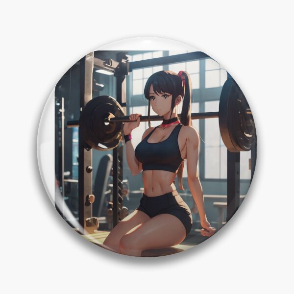 Item preview, anime gym girl cute  designed and sold by GymRatz-shop.