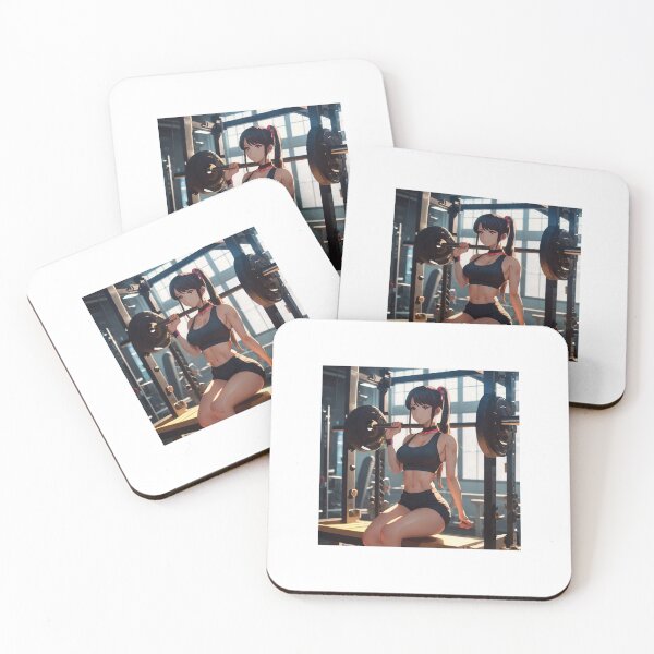 Item preview, anime gym girl cute  designed and sold by GymRatz-shop.