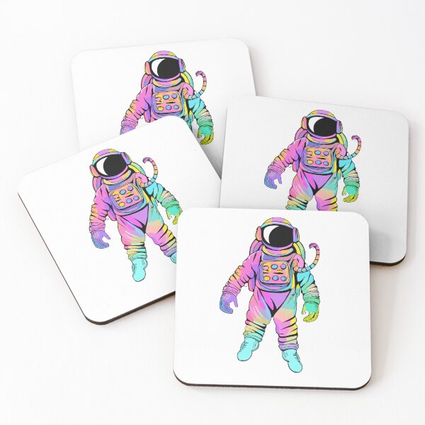 Item preview, Trippy rainbow Astronaut Space (digital rainbow version) designed and sold by TheSaif.
