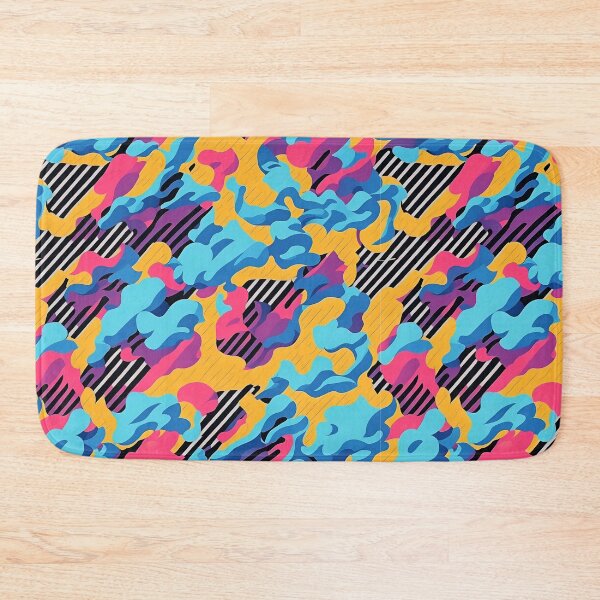 Item preview,  Abstraction blue, yellow and purple pattern designed and sold by KeepDream.