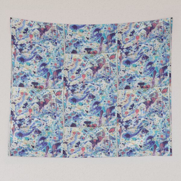 Item preview, Abstract Colorful Ebru Marbling Graphic designed and sold by colorfulglee.