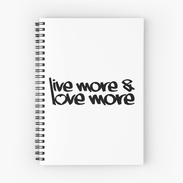 Item preview, Live More and Love More; designed and sold by StickerApe.