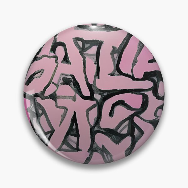 Artikelvorschau, Rosa Graffiti-Buchstabendruck entworfen und verkauft von KHWD.