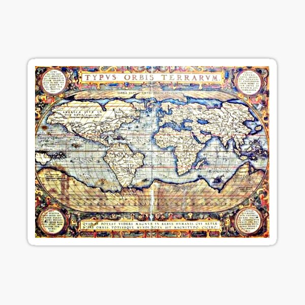 Hemisphere World Sticker