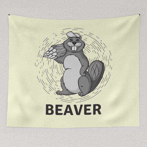 Item preview, Beaver designed and sold by ChachiArts.