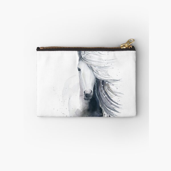 Item preview, White Horse in Watercolor designed and sold by coraeklund.