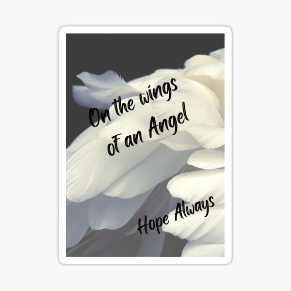 Angel Wings Of Hope Sticker