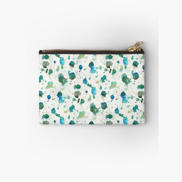 Item preview, Free splash watercolor ink	green blue designed and sold by Alessandro Remo Mazzoni Remotextiles.