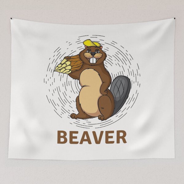 Item preview, Beaver designed and sold by ChachiArts.