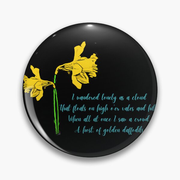 Item preview, William Wordsworth Daffodils Stylized  	 designed and sold by tcygmafem48.