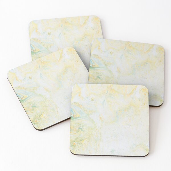 Item preview, Yellow Green Abstract Colorful Ebru Marbling Graphic designed and sold by colorfulglee.