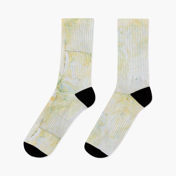 Item preview, Yellow Green Abstract Colorful Ebru Marbling Graphic designed and sold by colorfulglee.