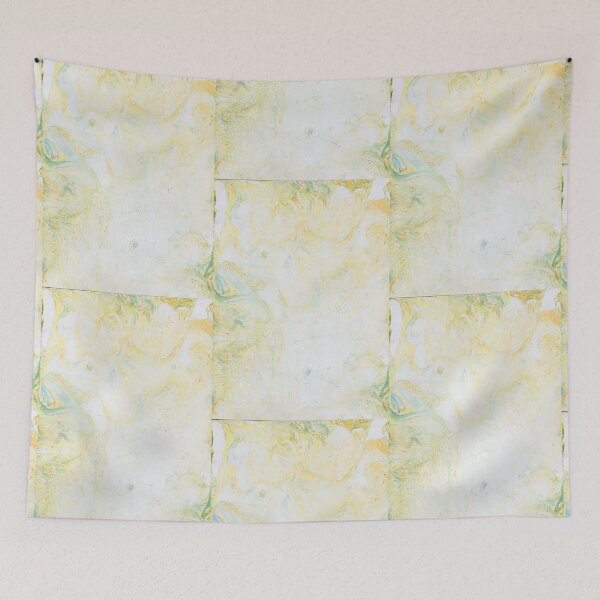 Item preview, Yellow Green Abstract Colorful Ebru Marbling Graphic designed and sold by colorfulglee.